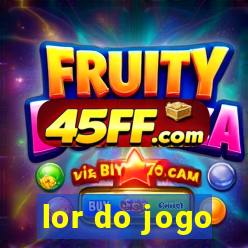 lor do jogo